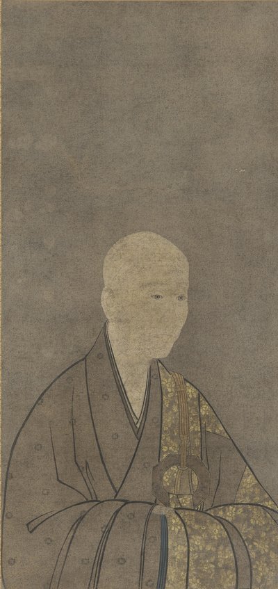 Ritratto di Muso Kokushi (1275-1351), periodo Muromachi da Japanese School
