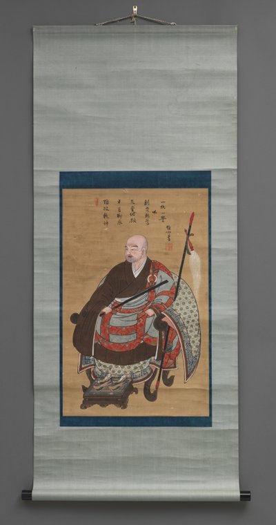 Ritratto di un sacerdote Zen da Japanese School