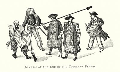 Samurai alla Fine del Periodo Tokugawa da Japanese School