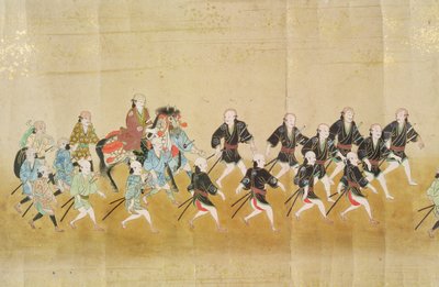 Sesta Ambasciata Coreana in Giappone al tempo della successione di Tokugawa Ietsuna nel 1651, possibilmente di Kano Masunobu (1625-94) 1655-57 da Japanese School