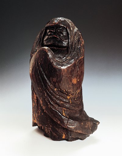 Statuetta raffigurante Daruma (Bodhidharma, fondatore e primo patriarca dello Zen) da Japanese School