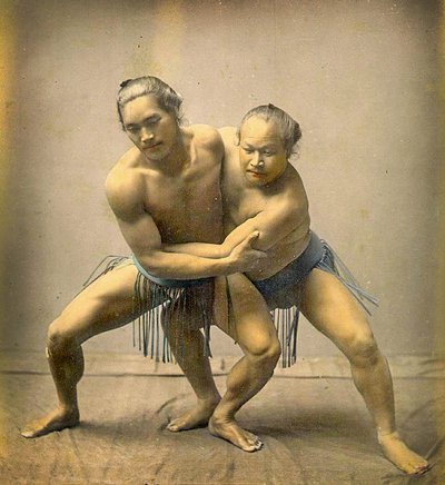 Lottatori di sumo da Japanese School