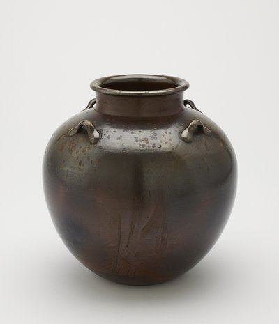 Vaso per conservare foglie di tè, Imbe, prefettura di Okayama, periodo Edo, XVIII-XIX secolo da Japanese School