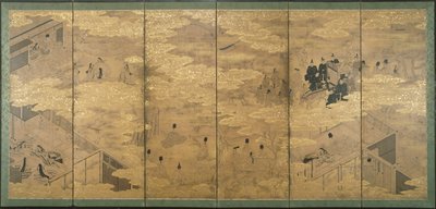 Il Racconto di Genji, fine XVII-inizio XVIII secolo da Japanese School