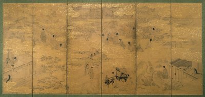 Il Racconto di Genji, fine XVII-inizio XVIII secolo da Japanese School