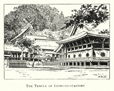 Il Tempio di Izumo-no-oyashiro da Japanese School