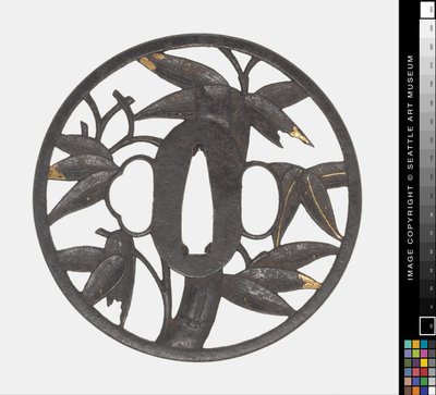 Tsuba: Bambù da Japanese School