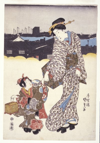 Senza titolo (una donna e un bambino) da Japanese School