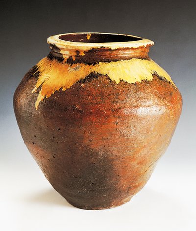 Vaso prodotto dalla fabbrica di Echizen da Japanese School