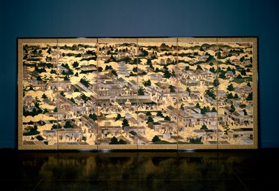Vedute dentro e intorno a Kyoto, periodo Edo, c.1616-24 da Japanese School