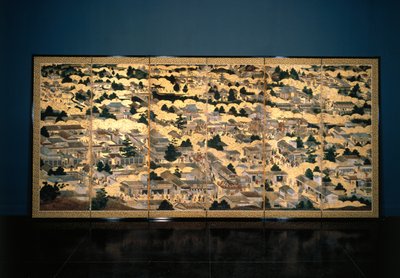 Vedute dentro e intorno a Kyoto, periodo Edo, c.1616-24 da Japanese School