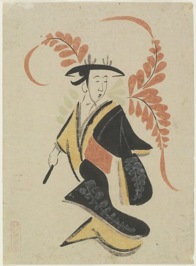 Fanciulla di Glicine, fine XVII - inizio XVIII secolo da Japanese School