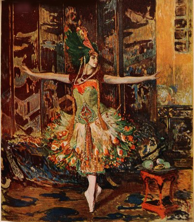 Tamara Karsavina. Copertina della rivista Jugend, 1914 da Jaques Èmile Blanche