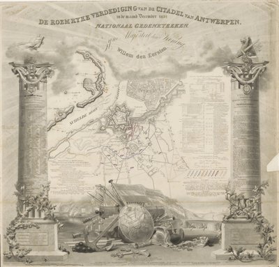 La gloriosa difesa della cittadella di Anversa, dicembre 1832 da Ja.s Wyld