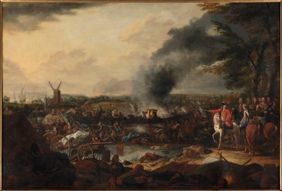 La battaglia di Ekeren del 30 giugno 1703, tra il 1703 e il 1716 da Jasper Broers