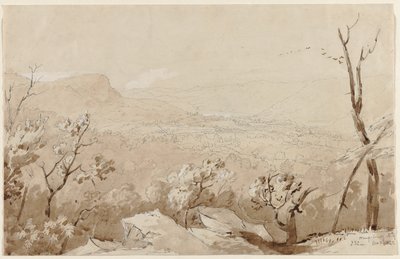Una vista da Bald Mountain, Orange County, N.Y. da Jasper F. Cropsey