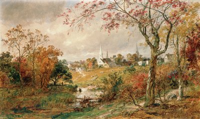 Paesaggio autunnale, Saugerties, 1886 da Jasper Francis Cropsey