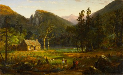 Eagle Cliff, Franconia Notch, New Hampshire da Jasper Francis Cropsey