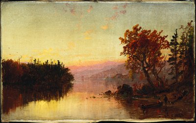 Lago Greenwood al crepuscolo, 1873 da Jasper Francis Cropsey