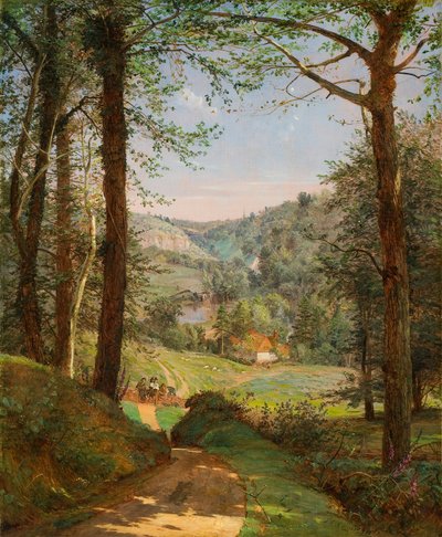 Luccombe Chine, Isola di Wight da Jasper Francis Cropsey