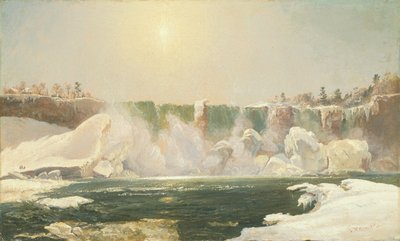 Cascate del Niagara in inverno da Jasper Francis Cropsey