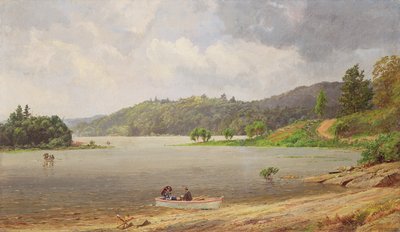 Sul lago Wawayanda, New Jersey da Jasper Francis Cropsey