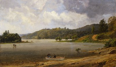 Sul lago Wawayanda, New Jersey, 1873 da Jasper Francis Cropsey