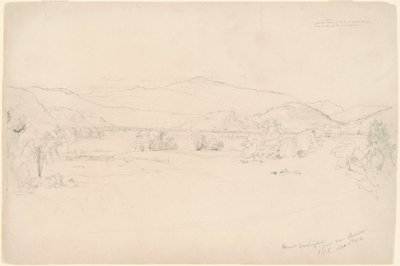 Studio per "Vista del Monte Washington" da Jasper Francis Cropsey