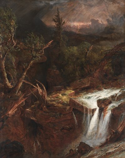 Il Chiodo - Una scena di tempesta nelle montagne Catskill da Jasper Francis Cropsey