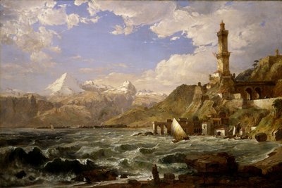 La costa di Genova da Jasper Francis Cropsey