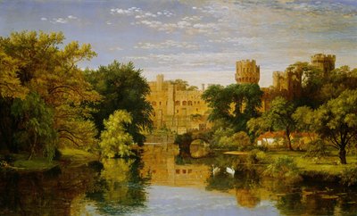 Castello di Warwick, Inghilterra da Jasper Francis Cropsey