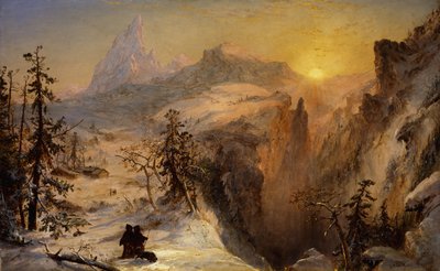 Inverno in Svizzera, 1860 da Jasper Francis Cropsey