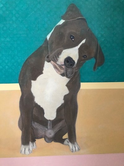Caro cane - Dettaglio (dipinto) da Jasper Galloway
