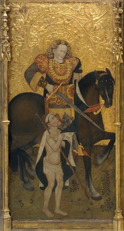 San Martino che condivide il suo mantello da Jaume Ferrer