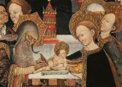 La circoncisione del Signore (dettaglio) da Jaume Ferrer