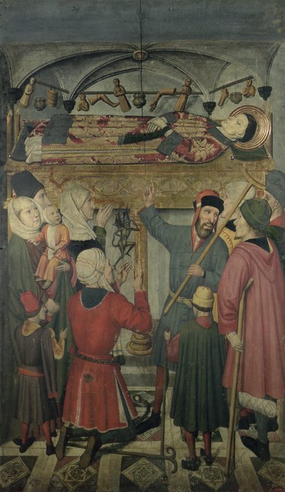 Esorcismo di un uomo posseduto sotto la Tomba di San Vincenzo di Saragozza (d.304) dall
