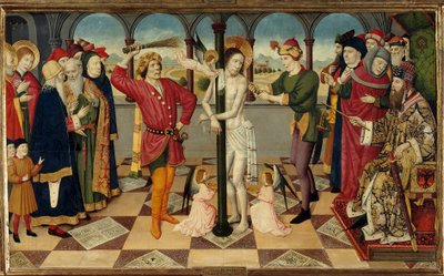 La flagellazione di Cristo davanti a Ponzio Pilato da Jaume Huguet