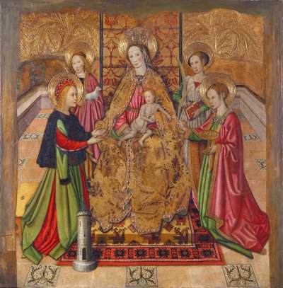 Vergine e Santi da Jaume Huguet