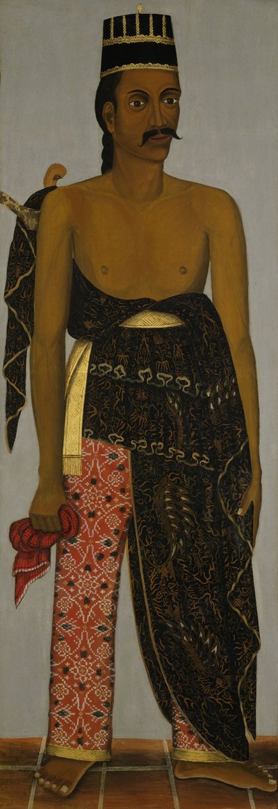 Funzionario di Corte Giavanese, c.1820-70 da Javanese School