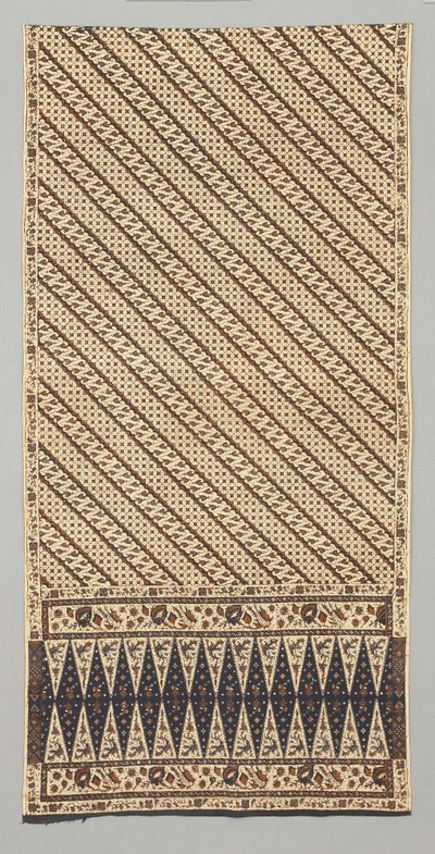 Sarong (kain kapala) da Javanese School