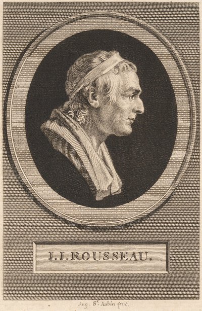 Jean-Jacques Rousseau da Jean-Antoine Houdon