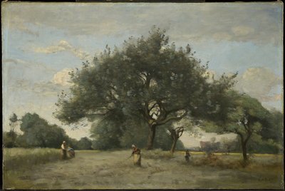 Meli in un campo da Jean-Baptiste-Camille Corot
