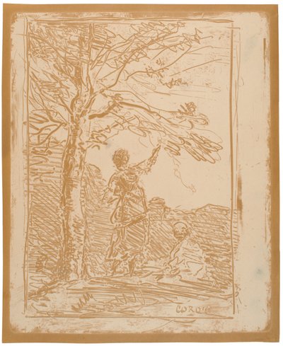 La morte e la fanciulla da Jean-Baptiste-Camille Corot