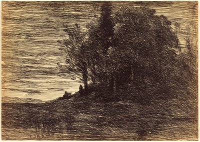Bosco dell'eremita da Jean-Baptiste-Camille Corot