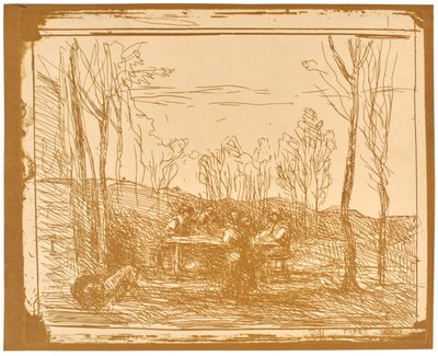Pranzo nella radura da Jean-Baptiste-Camille Corot