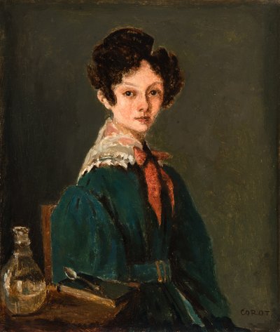 Mme Lemaistre, nata Blanche Sennegon, nipote di Corot da Jean-Baptiste-Camille Corot