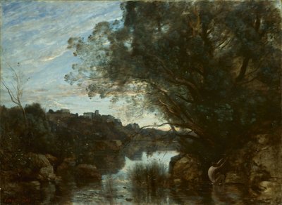 Ricordo dei dintorni del Lago di Nemi da Jean-Baptiste-Camille Corot