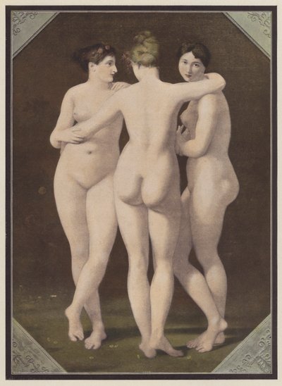 Le tre Grazie da Jean Baptiste (after) Regnault