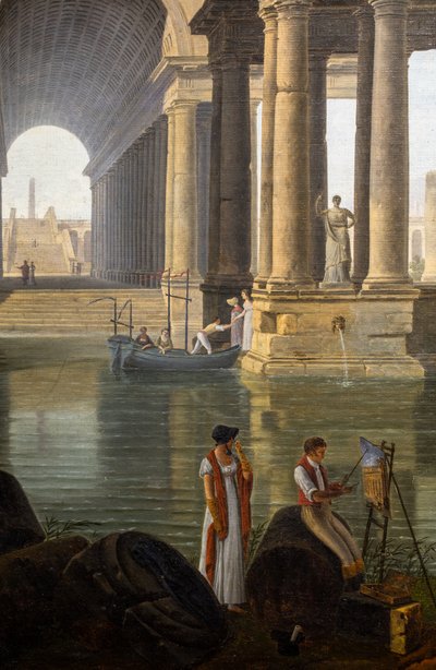 Rovine di un antico bagno da Jean Baptiste Berlot