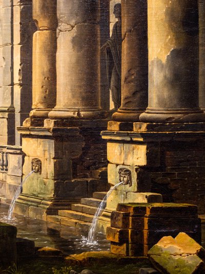 Rovine di un antico bagno da Jean Baptiste Berlot